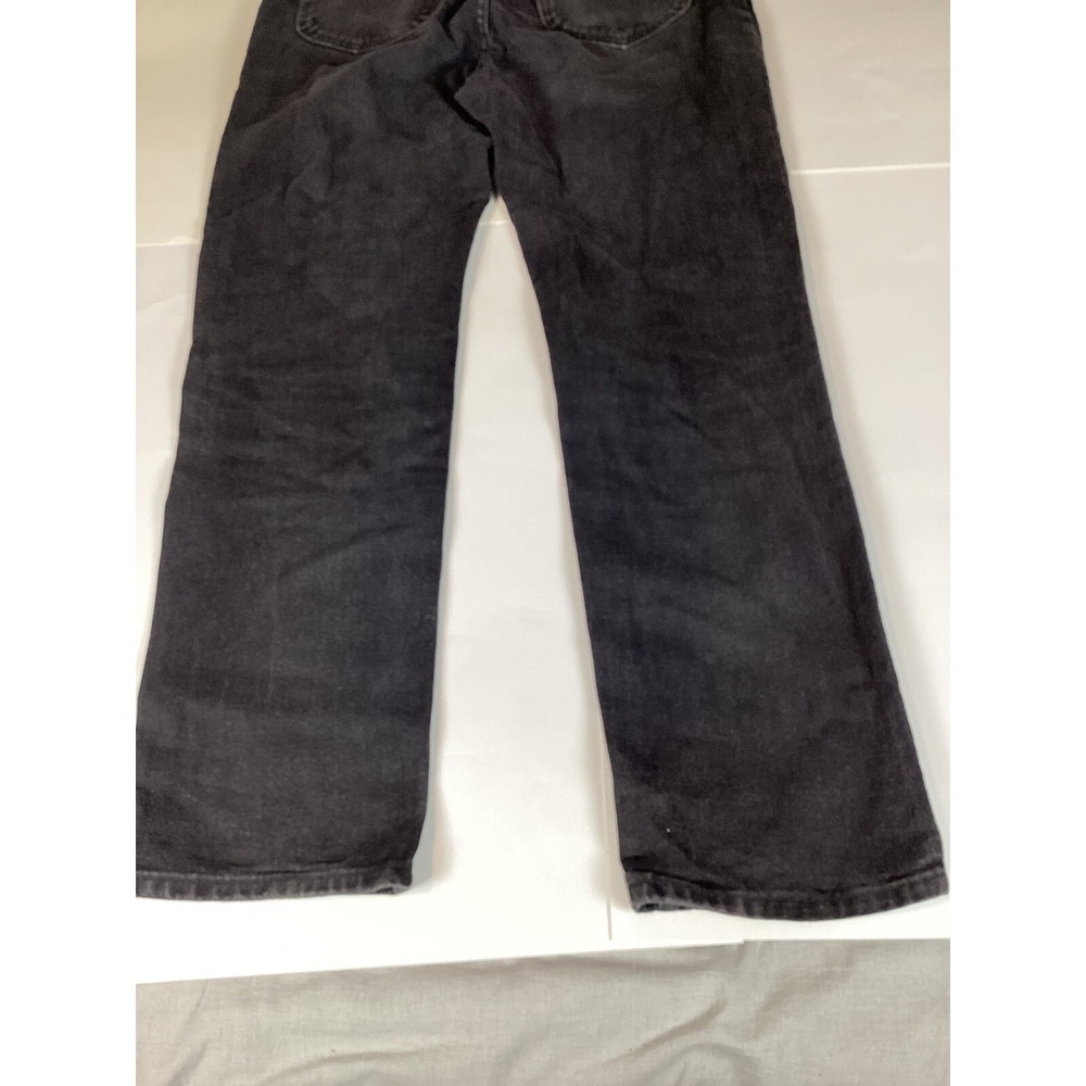Lee Jeans Mens 38x32 Black USA Denim Regular Fit Straight Leg Comfort Stretch - Picture 8 of 8